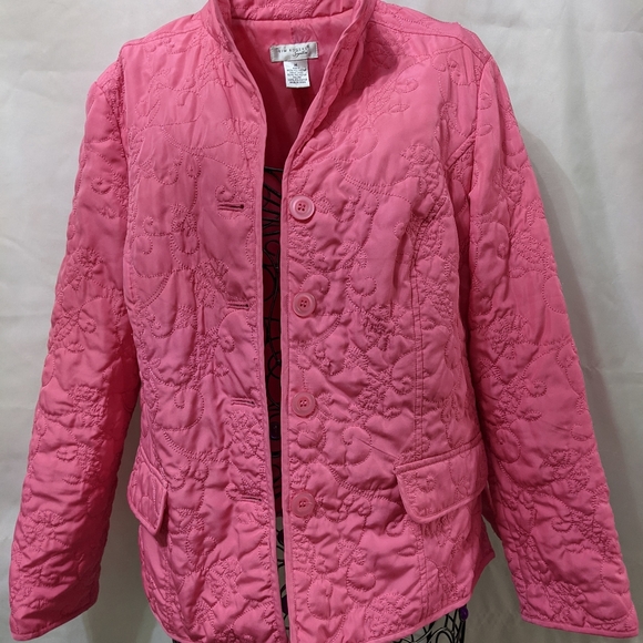 Kim Rogers Signature Jackets & Blazers - Kim Rogers Signature size med pink quilted jacket.